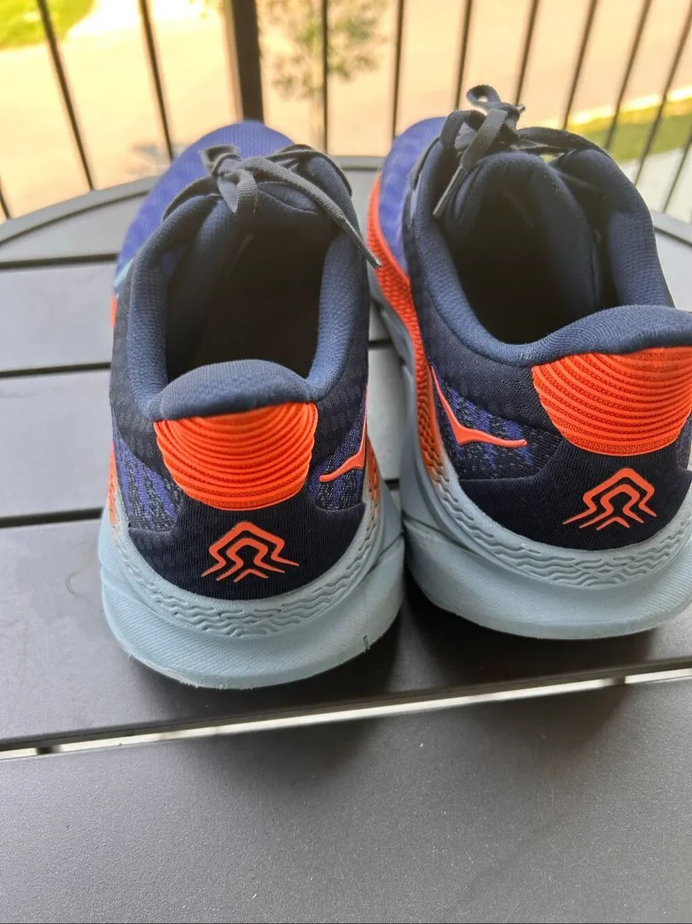 Hoka One Challenger ATR7 Men’s Running Shoes 14 D Blue Orange